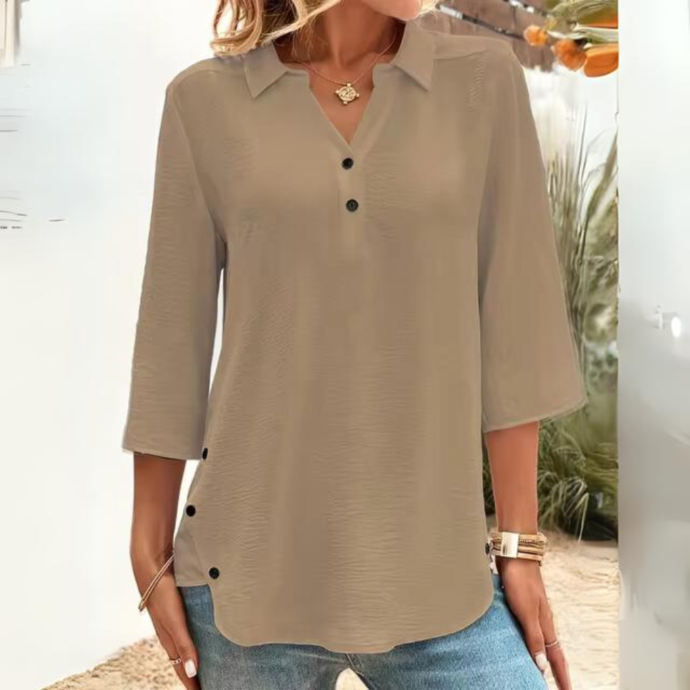 Sigrid | Blusa casual transparente