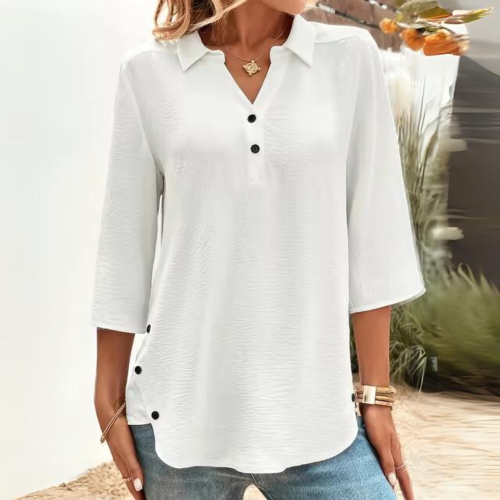 Sigrid | Blusa casual transparente