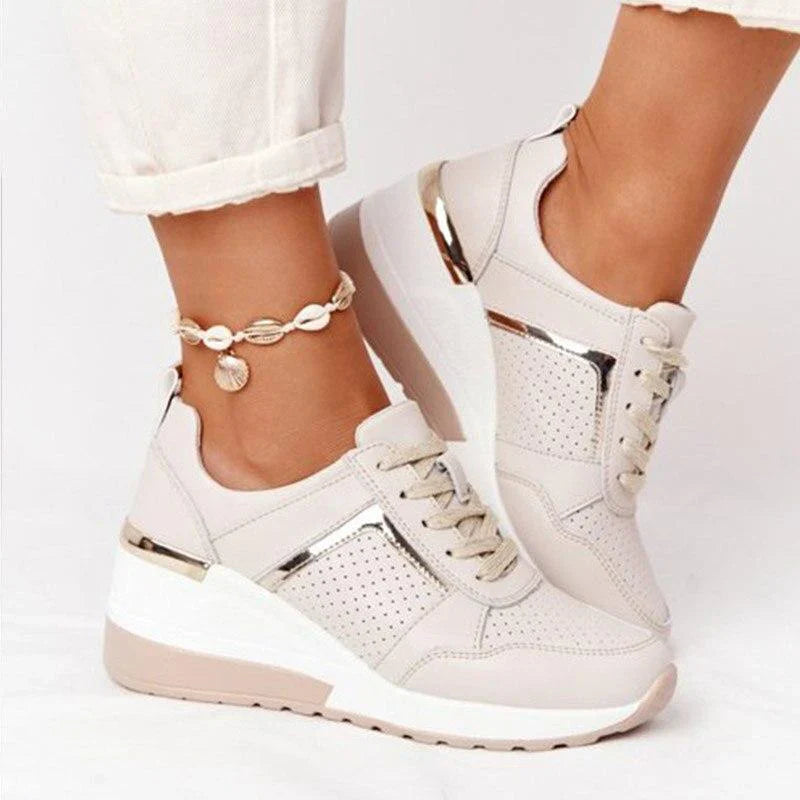 Buty Damskie Sneakersy Koturny