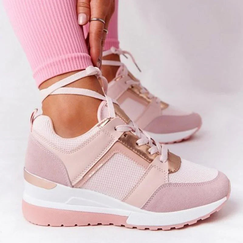 Buty Damskie Sneakersy Koturny