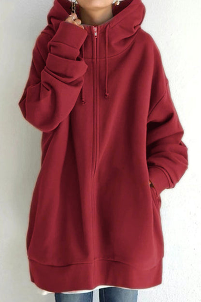 Eleni® Sudadera con capucha entallada y elegante