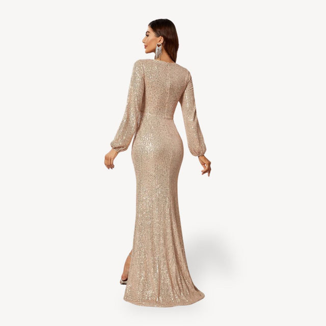 Elegancka Damska Suknia Wieczorowa