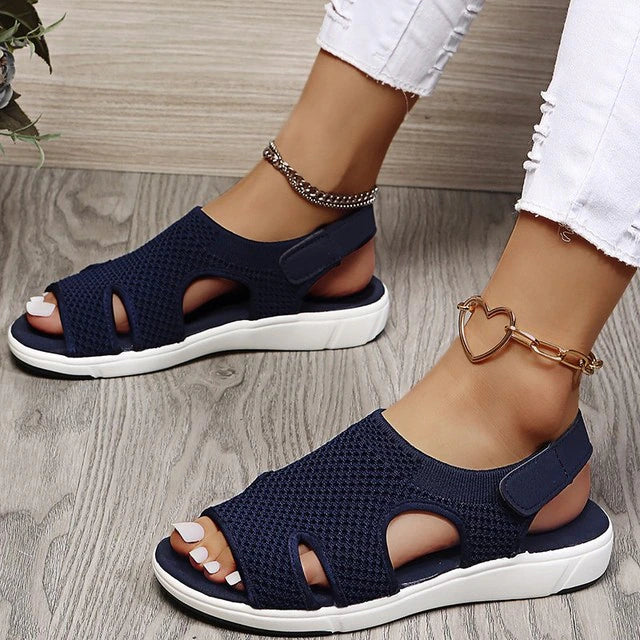 Elena® | Sandalias ortopédicas con puntera abierta