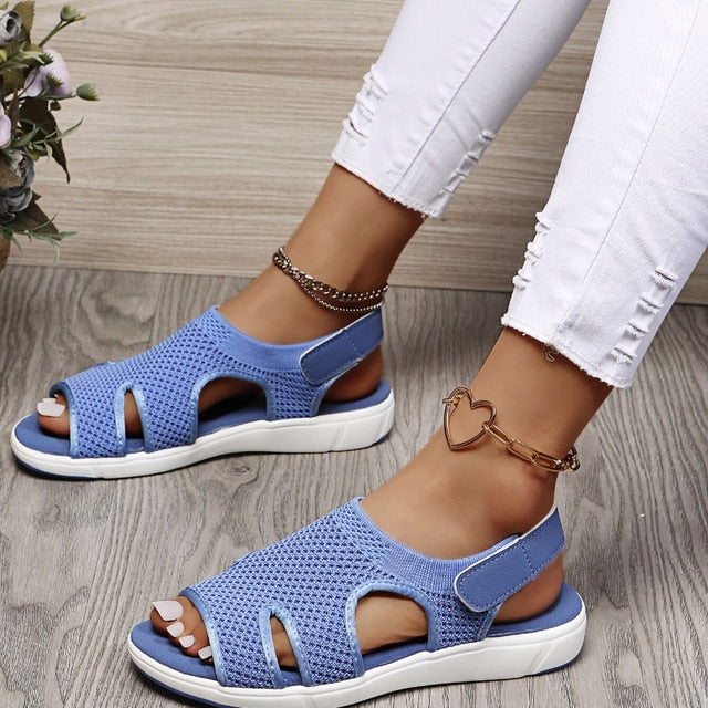 Elena® | Sandalias ortopédicas con puntera abierta