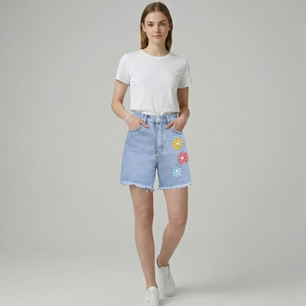 Szorty jeansowe high waist