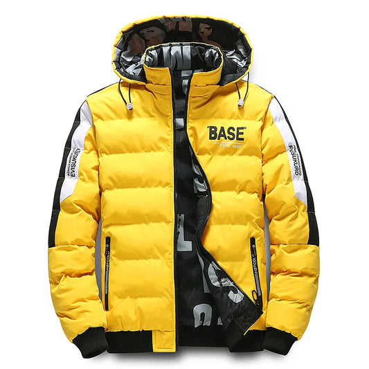 Chaqueta de invierno cálida de plumón para hombre