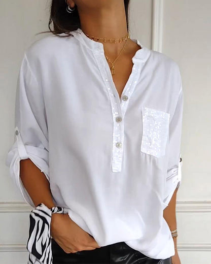 Jorinna - Elegante top con lentejuelas para mujer