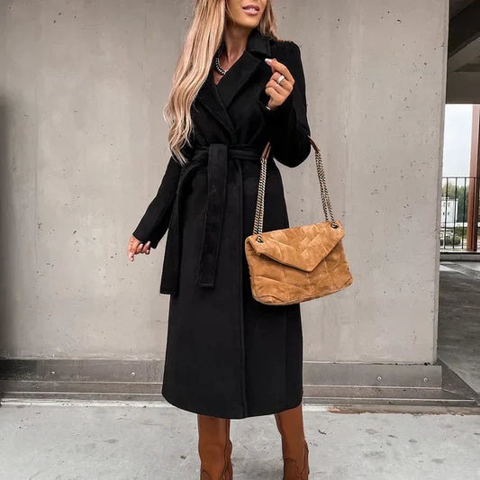 Taura | gabardina en mezcla de lana para mujer