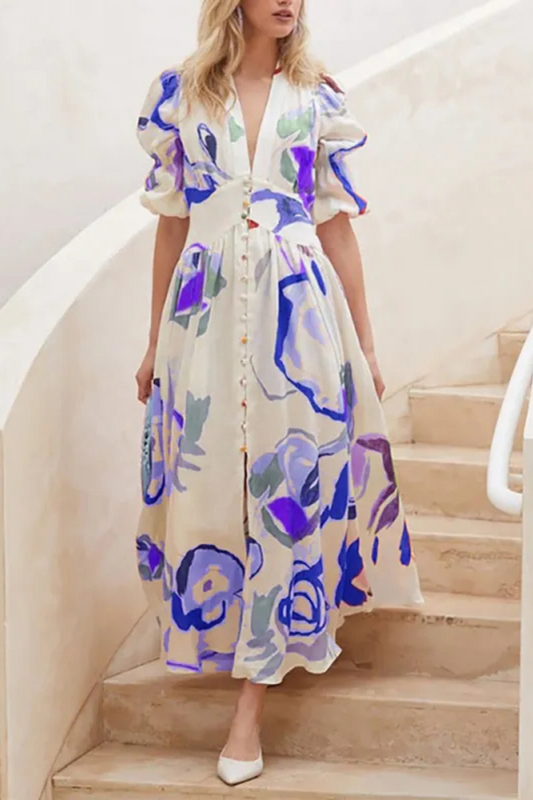 Thalyria | Vestido de verano de manga corta