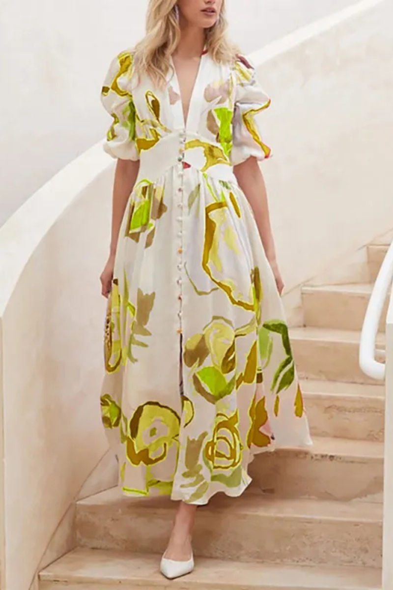 Thalyria | Vestido de verano de manga corta