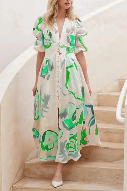 Thalyria | Vestido de verano de manga corta