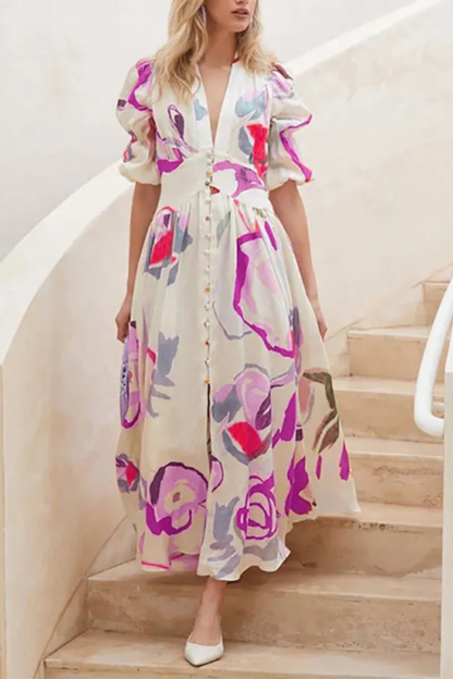 Thalyria | Vestido de verano de manga corta