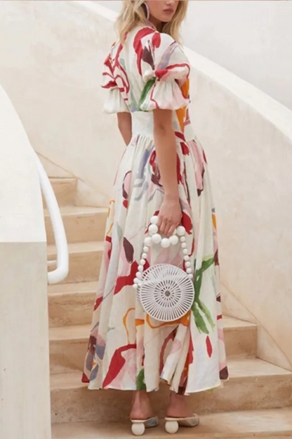 Thalyria | Vestido de verano de manga corta