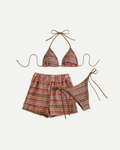 Damski 3-Częściowy Zestaw Bikini