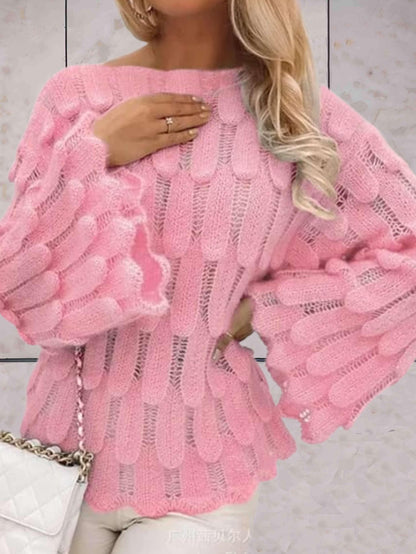 Eduarda Sweater | Jersey de punto con mangas de campana para mujer