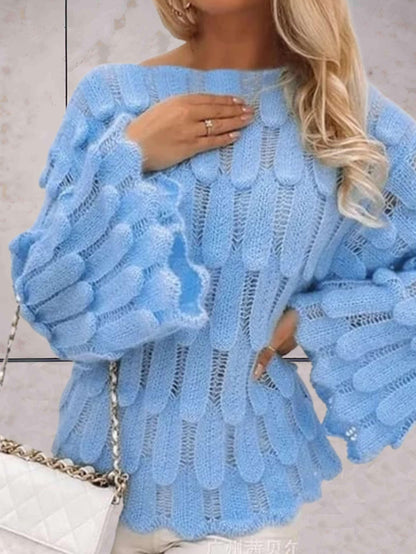 Eduarda Sweater | Jersey de punto con mangas de campana para mujer