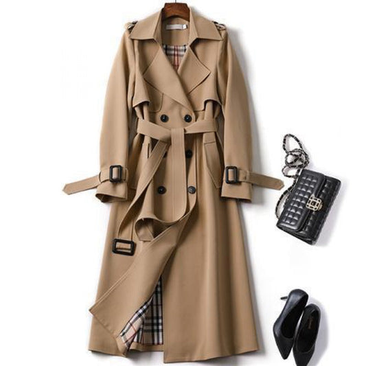 Elegante gabardina para mujer