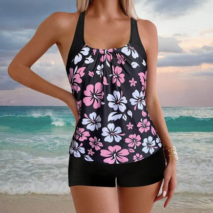 Traje de baño tankini con estilo y a la moda