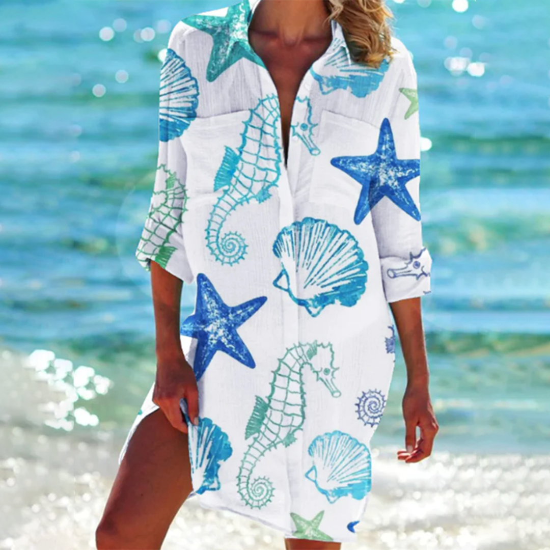 Vestido de verano colorido con encanto bohemio