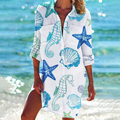 Vestido de verano colorido con encanto bohemio