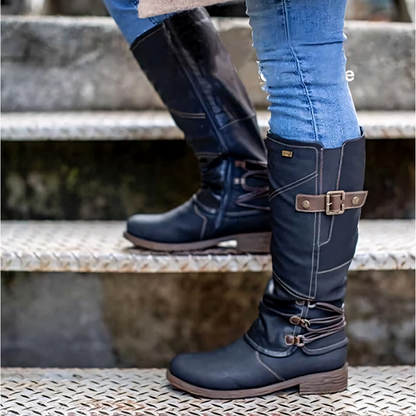 Qualina | Botas de piel de mujer para otoño e invierno