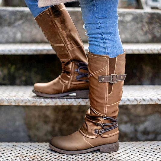 Qualina Boots | Botas de piel para mujer