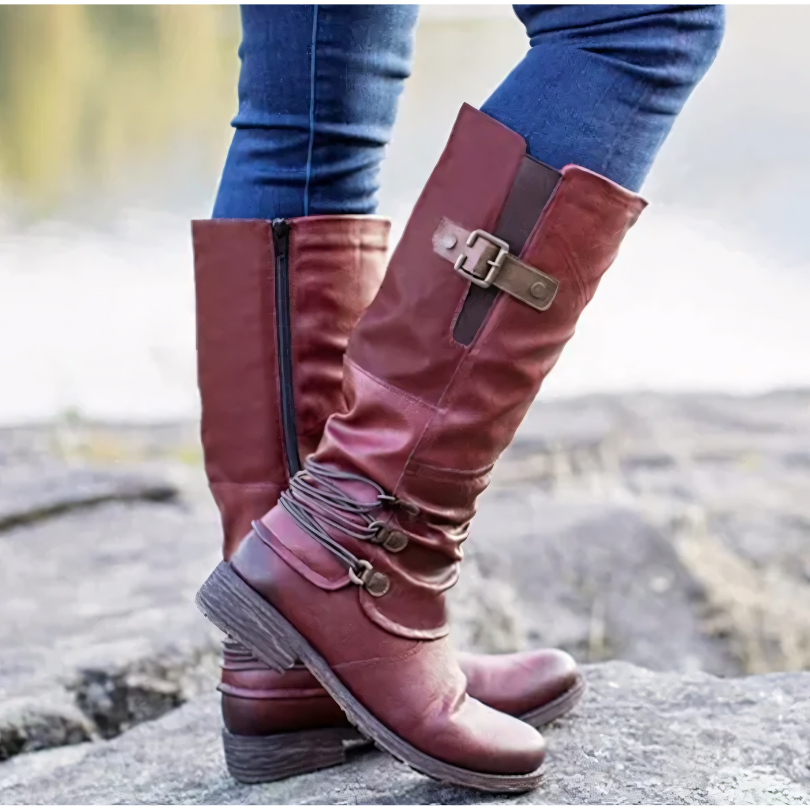 Qualina Boots | Botas de piel para mujer