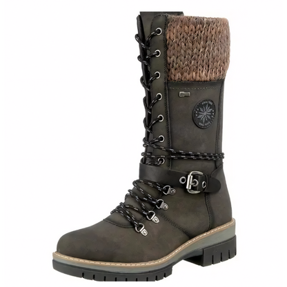 Quaisha Boots | Botas hasta la rodilla con cierre de cordones