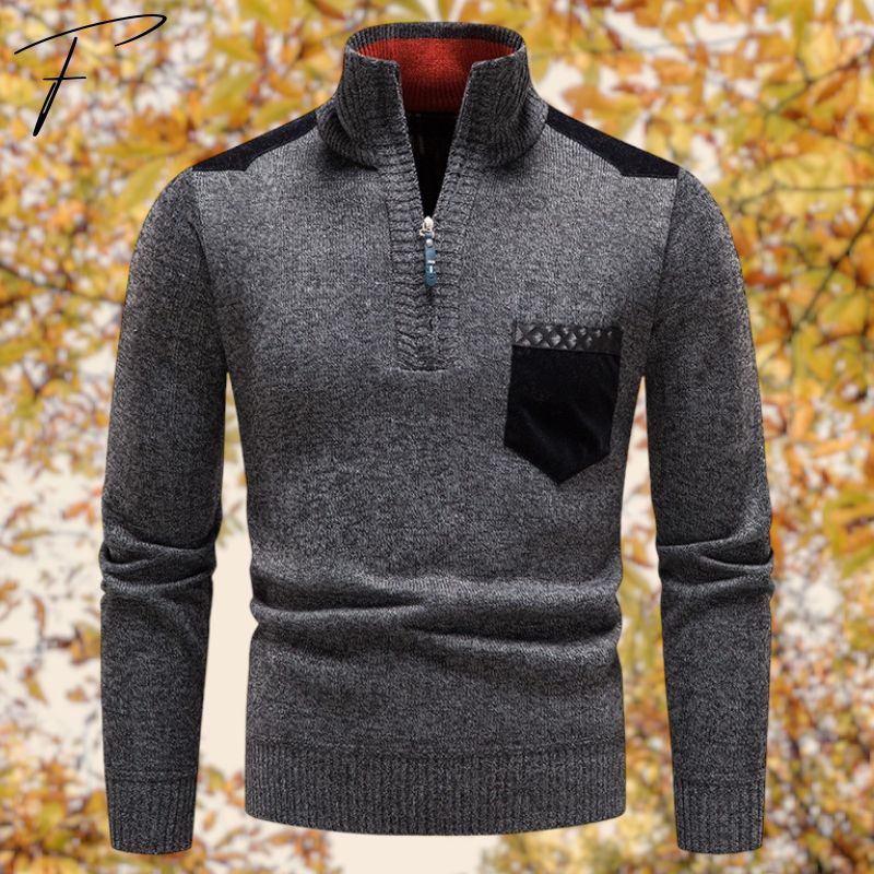 Xandro Pullover | Pullover con cremallera para hombre