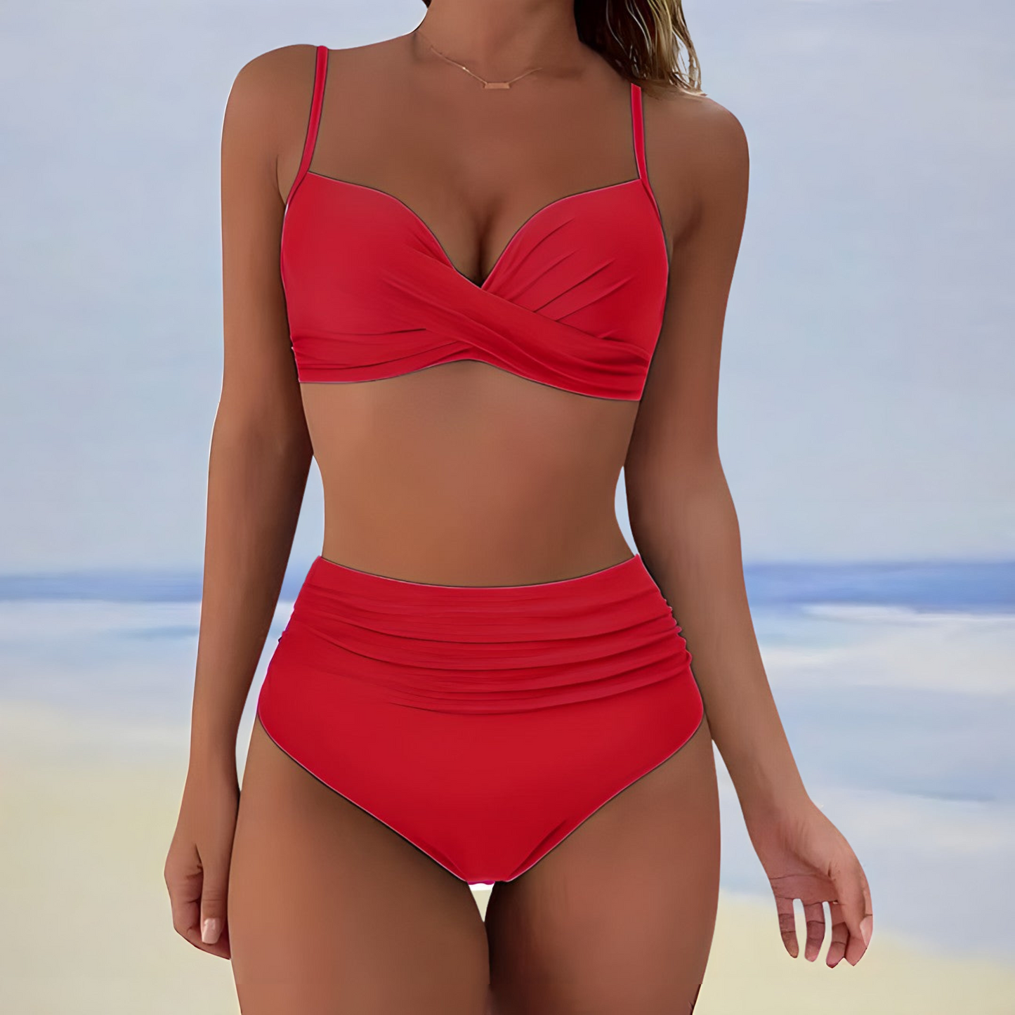 Emma® | Elegante bikini de talle alto