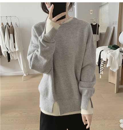 Jersey de cuello alto para mujer