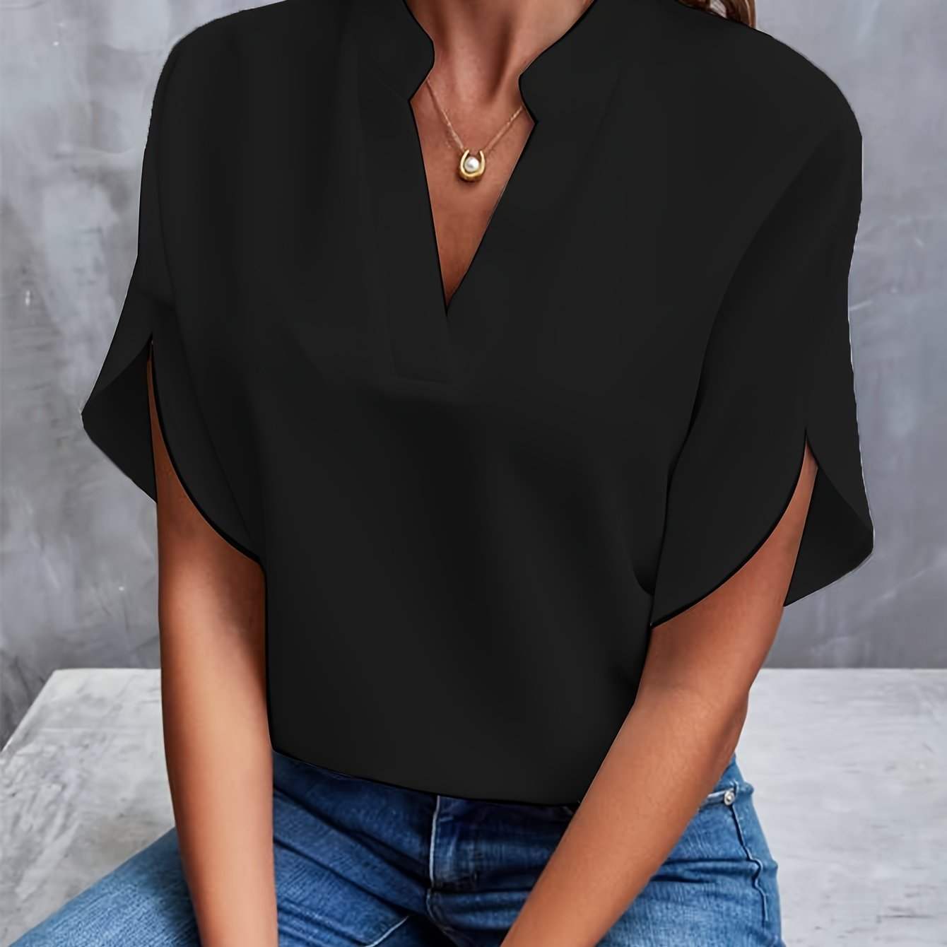 Blusa Señoras | Moderna | Manga corta | Aireada | Perfecta para Casual y Formal