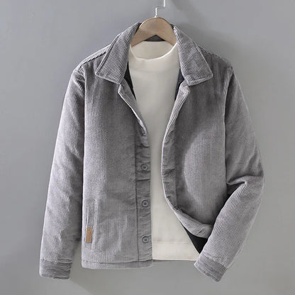 Chaqueta de pana acolchada Vintage
