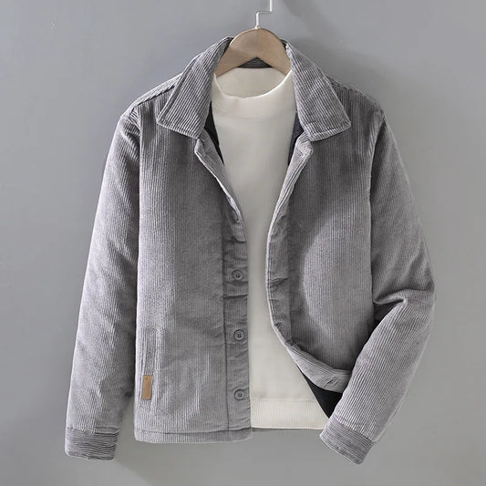 Chaqueta de pana acolchada Vintage