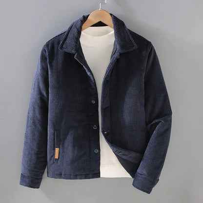 Chaqueta de pana acolchada Vintage
