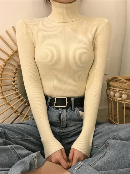 Trinetta Sweater | Jersey de cuello alto para mujer