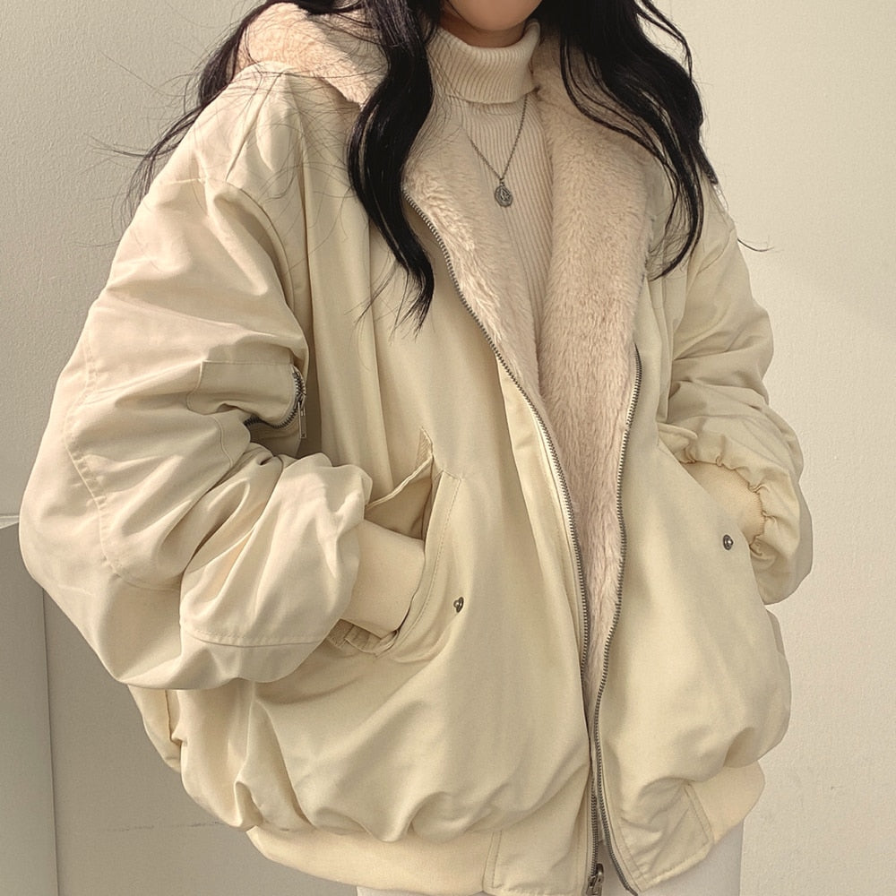 Chaqueta reversible para mujer