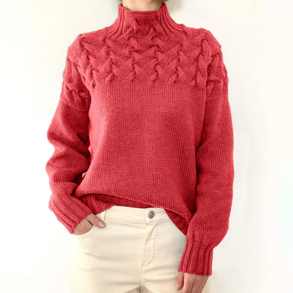 Risa | Jersey de punto de cuello alto