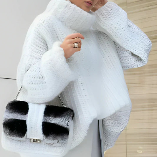 Suave sudadera de manga larga para mujer