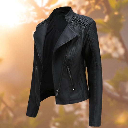 Elsa - Elegante chaqueta de cuero