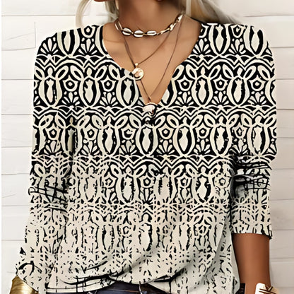 Christanin | Blusa Cómoda Señoras | Vintage