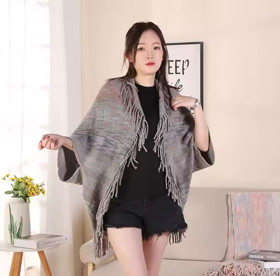 Jessamine - Elegante chaqueta boho para mujer