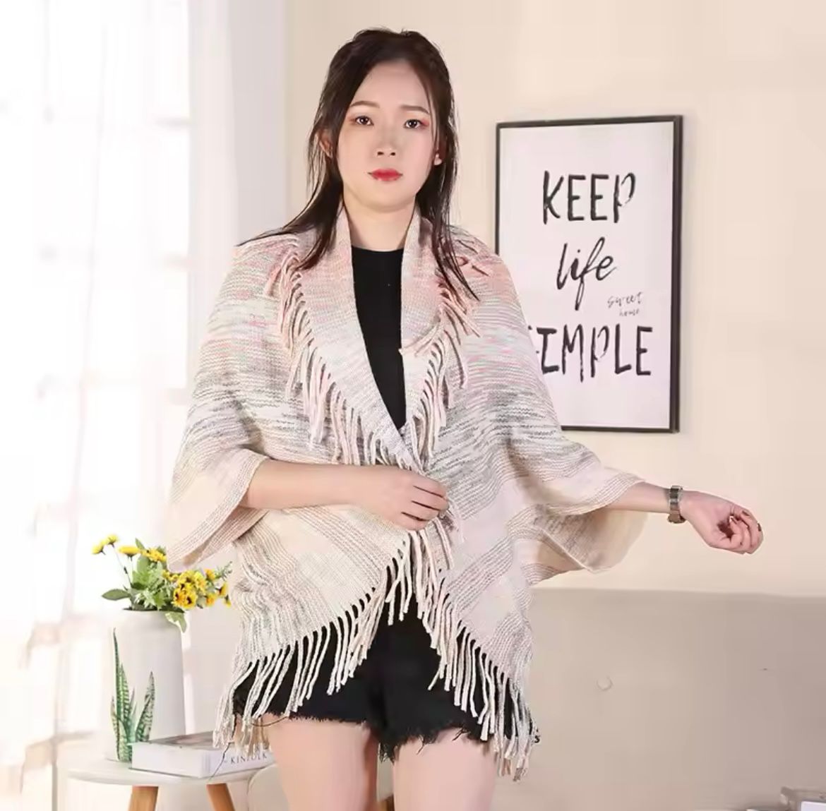 Jessamine - Elegante chaqueta boho para mujer