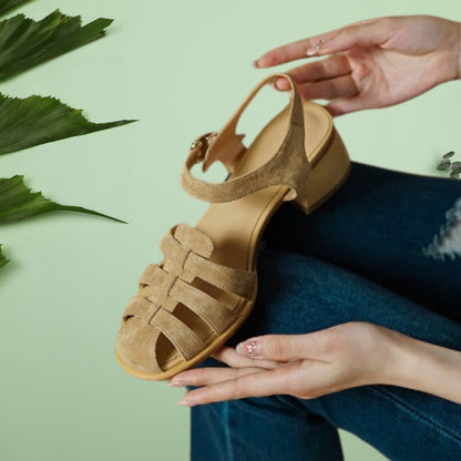 Yasmin® | Sandalias planas con tiras