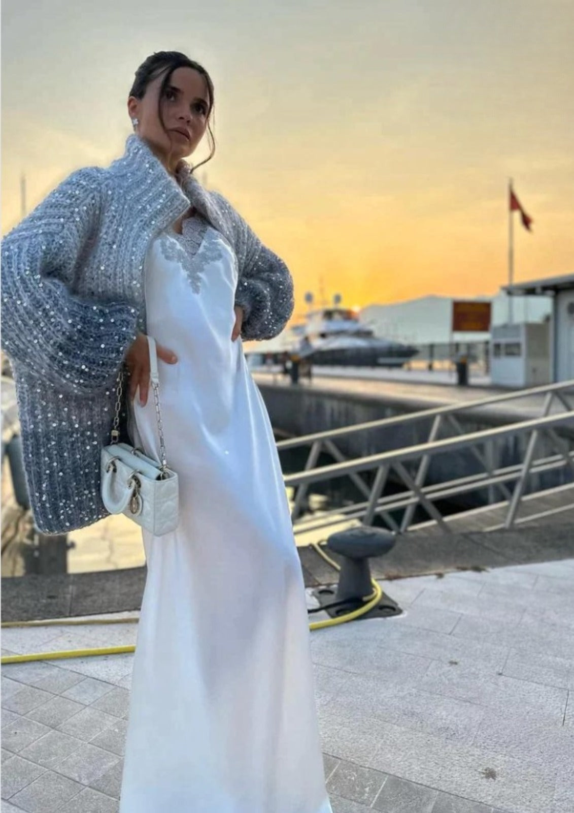 Jersey de invierno de lujo para mujer