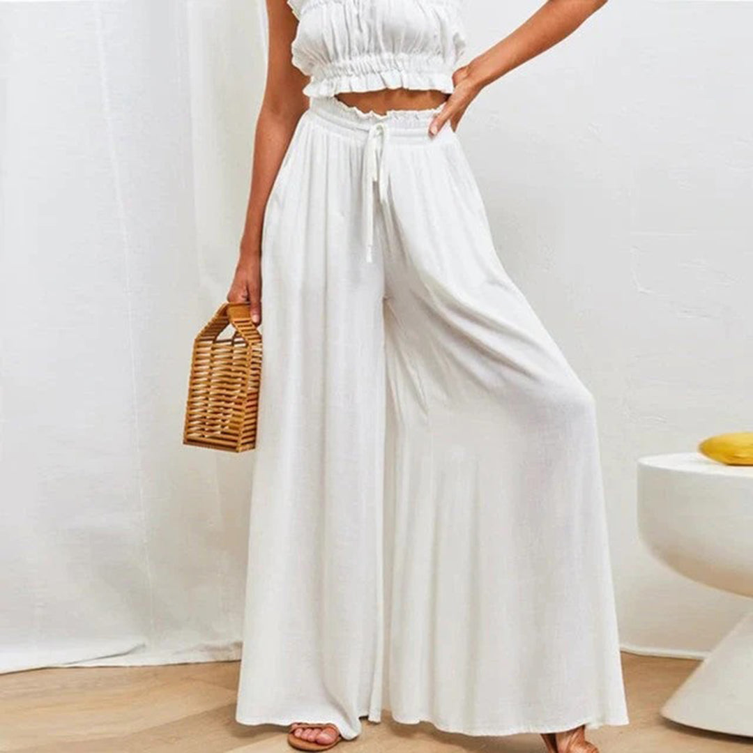 Pantalones sueltos y elegantes