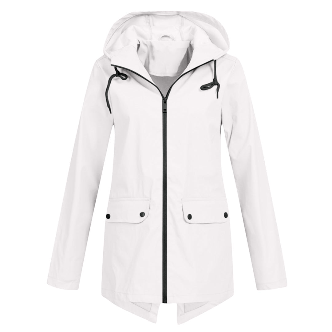 Chaquetón cálido con capucha para mujer