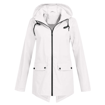 Chaquetón cálido con capucha para mujer