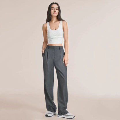 Pantalones anchos formales para mujer