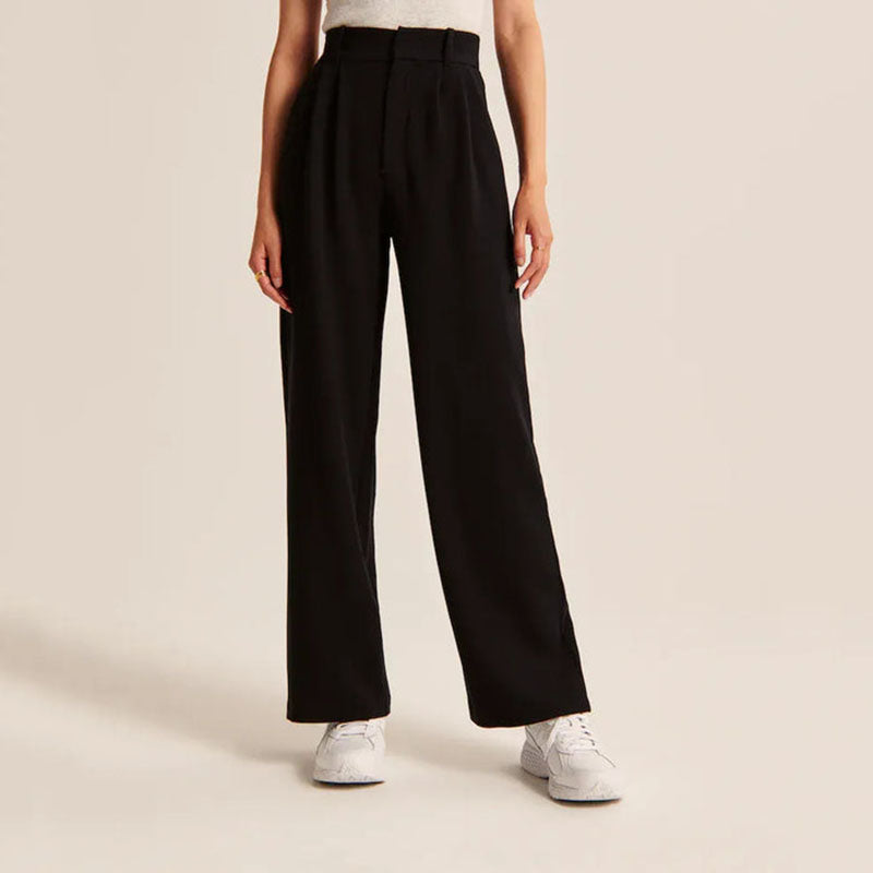 Pantalones anchos formales para mujer